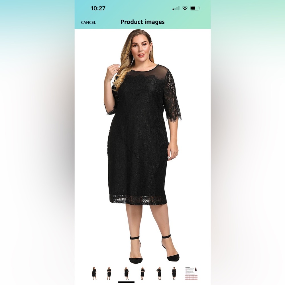 Plus size cocktail dress NWT